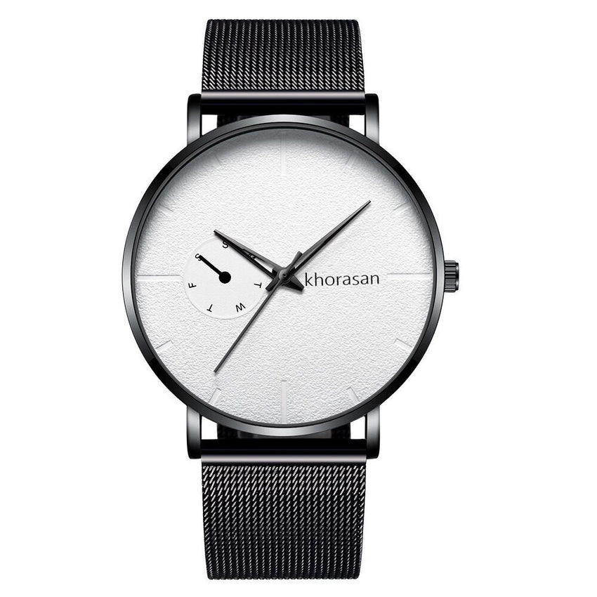 Man Quartz Watches High-end Blue Glass Life Waterproof Distinguished Watch Man Reloj Hombre 2019 Men Wristwatch Clock