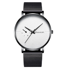 Man Quartz Watches High-end Blue Glass Life Waterproof Distinguished Watch Man Reloj Hombre 2019 Men Wristwatch Clock