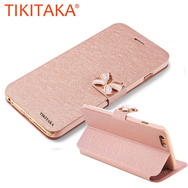 Leather Wallet Stand Flip For iPhone 11 Pro Max XR X XS Max 8 7 6 6s Plus Case Bling Diamond Butterfly bow knot Cover Slot Card