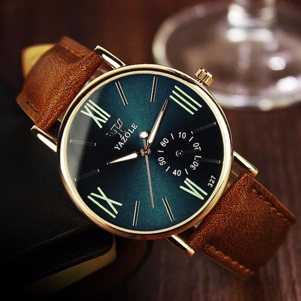Men Watches Luxury Glass Quartz Analog Noctilucent Wristwatch Mens Relojes Hombre 2019 erkek kol saati relogio masculino