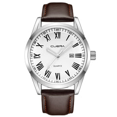 DISU Men's Wrist Watch Leather Military Date Analog Quartz  Business watch man watches mens 2019 relogio masculino