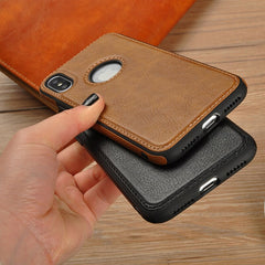 Stitching Slim PU Case For iphone 11Pro Max XR X XS MAX Leather Ultra Thin Phone Cases for 6 6s 7 8 plus Anti-fall Cover Coque