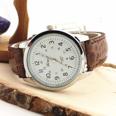 Mens Wristwatch Elegant Analog Luxury Sports Leather Strap Quartz Watch Man Montre Homme 2019 relojes para hombre orologio uomo