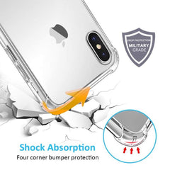 Airbag For iPhone 11 Pro XS MAX XR Crystal Clear Cover Transparent Soft TPU Cases for iphone 11Pro Max 7 8 Plus X 6 6S 5 5S SE