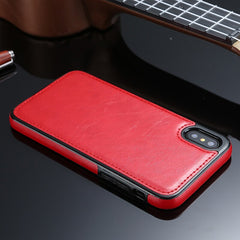 Stitching Slim PU Case For iphone XR X XS MAX Leather Ultra Thin Phone Cases for 6 6s 7 8 plus Anti-fall Cover Coque Capa