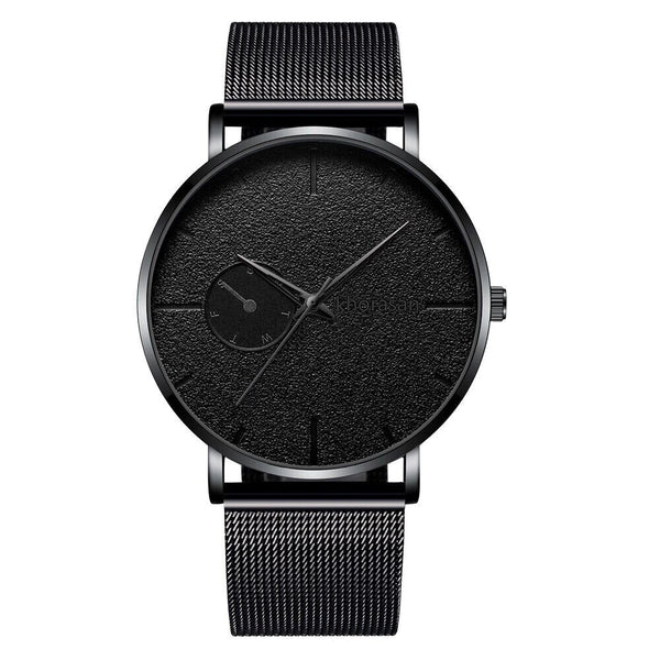 Man Quartz Watches High-end Blue Glass Life Waterproof Distinguished Watch Man Reloj Hombre 2019 Men Wristwatch Clock