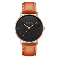 Men's Wrist Watch Leather Military Casual Analog Quartz Business Wristwatch Mens big dial watches for men relogio masculino