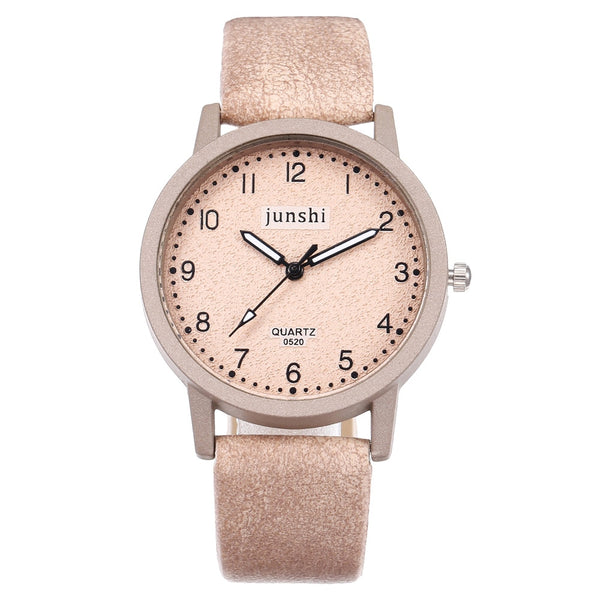 Best Selling Women Watch Fashion Roman Numerals Dial Ladies Quartz Wristwatch Exquisite Leather Strap Clock  Zegarki Damskie@50
