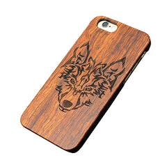 Retro Nature Embossed Wood Phone Cases For iPhone 5 5s SE 6 6s 7 8 Plus Funda Novel Carving Wooden Case PC Cover Hard Shell Capa
