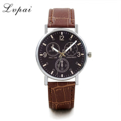 Lvpai Man Wrist Watch Casual Leather Band Analog Quartz Watches mens 2019 men wristwatch clock