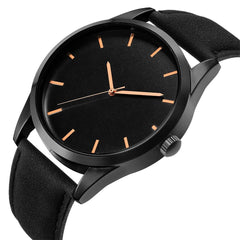 DISU Men Wristwatch Quartz Leather Sport High Quality Clock watches men unique watch for men relogios masculino