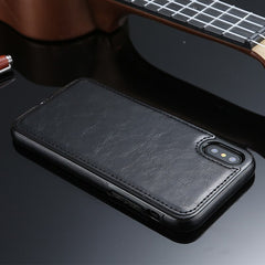Stitching Slim PU Case For iphone XR X XS MAX Leather Ultra Thin Phone Cases for 6 6s 7 8 plus Anti-fall Cover Coque Capa