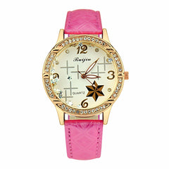 Disc Cute Style Symbol Star Pattern Roman Numerals Ladies Watch Nice Orologio Donna Women's Watches Reloj De Mujer Clock @50