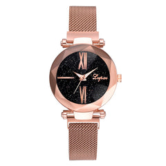 Fashion Watches Women Starry Sky Ladies Watch Magnetic Buckle Bracelet Casual Dress Quartz Wristwatch Nice Clock Reloj Mujer @50