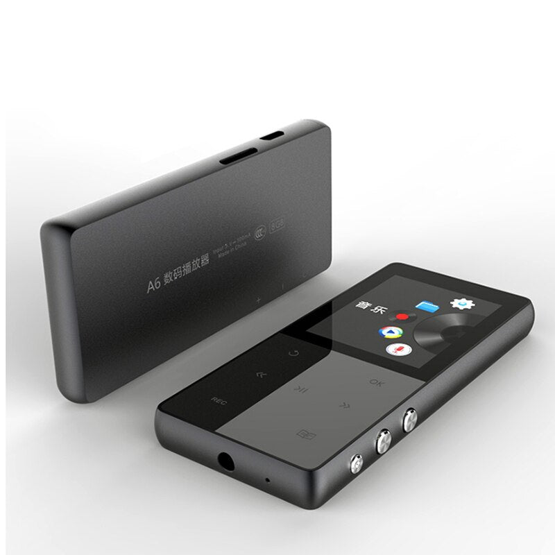 Original  Touch Screen MP3 Player 8GB With 1.8 Inch Screen Can Play 80 hour FM E-Book Clock Data MP3 Music Player