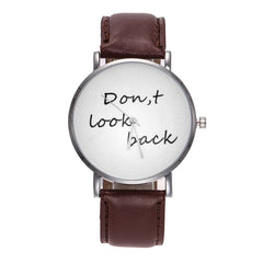 The Current Popular Factor Dicaihong   Don,t Look back Letter Watch Kol Saati Montre Femme  Zegarki Damskie Reloj De Mujer@50