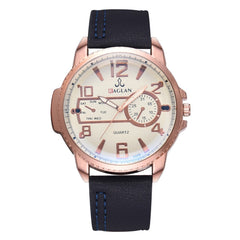 Men Wristwatch Quartz High Quality Leather Blu Ray Glass Watch Man Reloj Hombre 2019 Men Wristwatch Clock relogio masculino