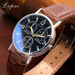 Lvpai Man Wrist Watch Casual Leather Band Analog Quartz Watches mens 2019 men wristwatch clock