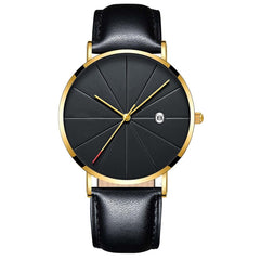 Men's Wristwatch Simple And Unobtrusive Business Leather Strap Casual Quartz Watch Man relojes para hombre horloges mannen