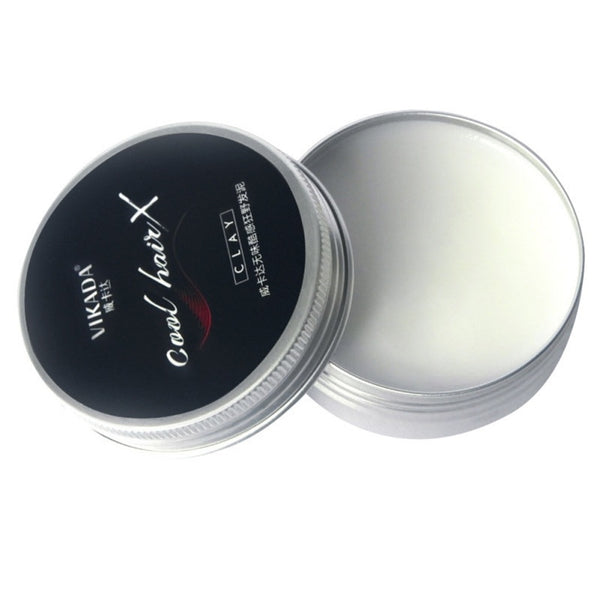 Fashion Matte Finished Hair Styling Clay Daily Use Mens Hair Clay High Strong Hold Low Shine Hair Styling Wax 50g