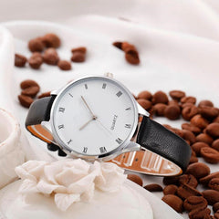 DISU Women Wrist Watch Casual Checkers Faux Leather Ladies Watches women's watch analog quartz vogue Relogio Feminino
