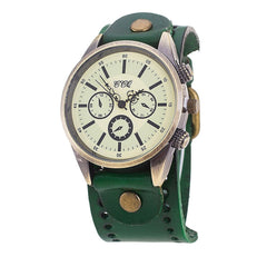 DIUS Men Watch  Casual Quartz Retro Three Big Dial Bracelet watches man vintage men wristwatch clock relogios masculino