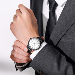 Man Watch Quartz Sport Leather Strap  Complete Calendar Men Wristwatch Clock Montre Homme 2019 relogios masculinos