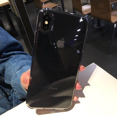 Candy Colors Transparent Anti-shock Phone Case For iPhone 11 11 Pro Max 7 8 Plus X XS Max XR 6 6S Ultra Thin Soft TPU Back Cover