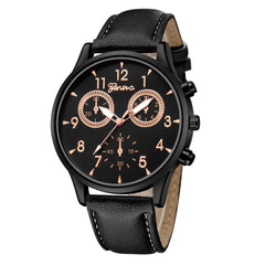 DISU Men's Wrist Watch Leather Military Casual Analog Quartz Business watch man watches mens 2019 relogios masculino
