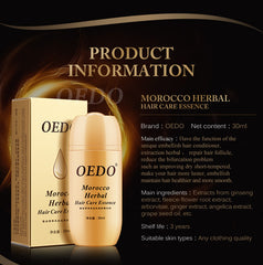 30ml Morocco Hair Care  Pure Nourishing Oil Herbal Ginseng Hair Serum Repair Hair Root Curly/Straight Keratin Hair Mask TSLM2