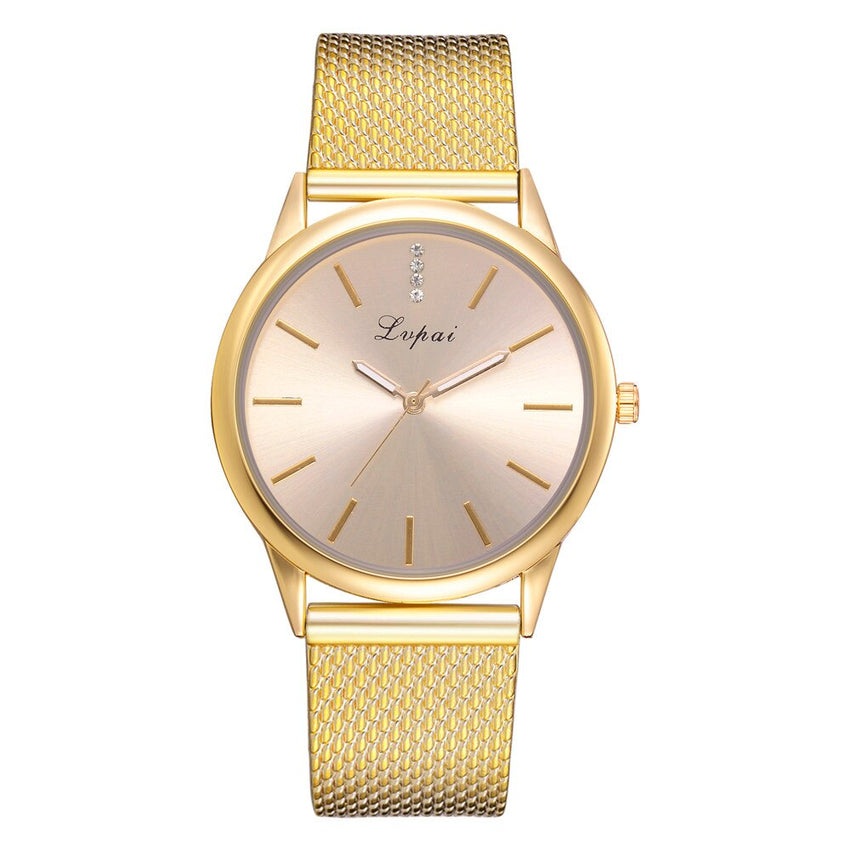 Best Selling Women Watches Rose Colour Dial Ladies Quartz Wristwatch Fashion Silicone Strap Temperament Clock  Zegarki Damski@50