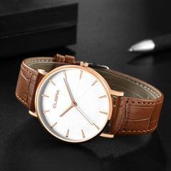 Men's Watch Leather Military Casual Analog Quartz Business watch man new arrival in men wrist watches relogios masculino