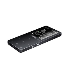 Metal Bluetooth MP3 Music Player Built-in Speakers Portable Digital Audio Player with FM Radio Voice Recorder E-book