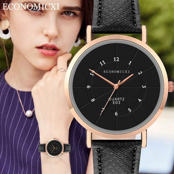 Creative Meridian Roman Numerals Women's Watches Montre Femme Acier Inoxydable Minimalism  Quartz Wristwatch Horloge Dames @50