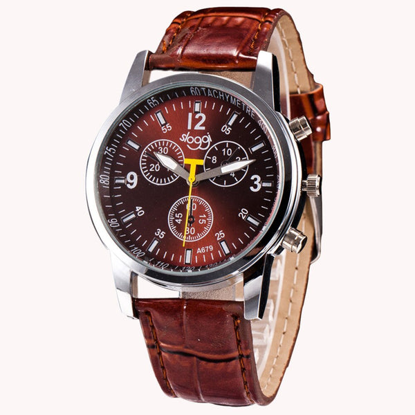 Mens Wrist Watches Luxury Fashion Crocodile Faux Leather Analog Men Wristwatch Clock Relojes Hombre 2019 erkek kol saati