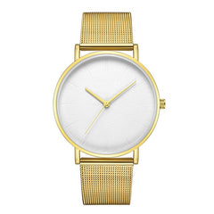 Hot Sale Women Watch Large Dial Thin Scale Clock  Business Leather Strap Quartz  Ladies  Wristwatch Simple Zegareki Damsk@50