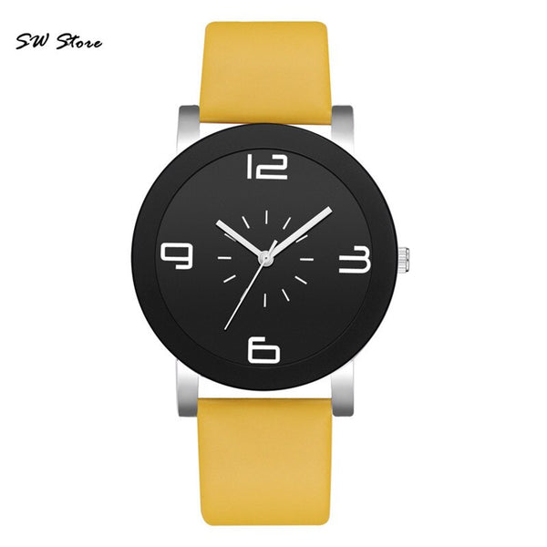 Classic Style Black Sleek Chassis Simple Ladies Reloj De Mujer Clock Watch Women Watches Exquistite Minimalism Luxury Fashion@50