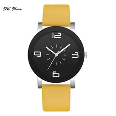 Classic Style Black Sleek Chassis Simple Ladies Reloj De Mujer Clock Watch Women Watches Exquistite Minimalism Luxury Fashion@50