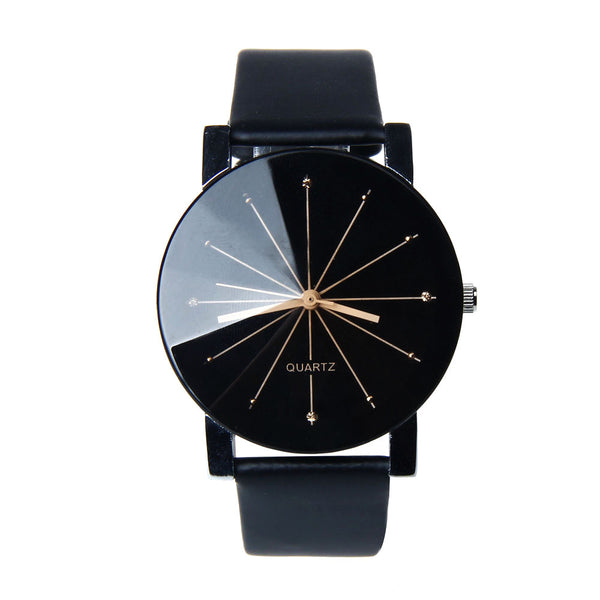 Man Women Watches Quartz Dial Leather Round Wristwatch Mens Montre Homme 2019 horloges mannen orologio uomo saat erkekler