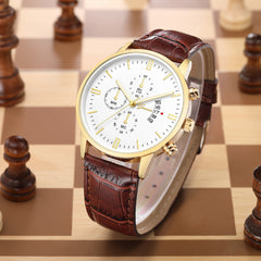 Geneva Women Mens Wristwatch Stainless Steel Leather Analog Alloy Quartz watches man wrist watches day date men watch