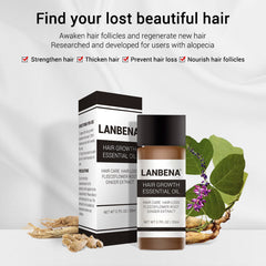 LANBENA 20ML Powerful Hair Growth Essential Oil Treatment Anti Hair Loss Hair Care Repair Hurt Hair Hair Care Products TSLM2