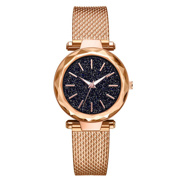 Minimalism Women's Watches Luxury Dial Ladies Quartz Wristwatch Distinct Buckle Strap With Starry Sky Simple Clock Reloj Mujer50