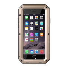 Heavy Duty Protection Doom armor Metal Aluminum phone Case for iPhone 6 6S 7 8 Plus 11 XS Max 5 5S SE Shockproof Dustproof Cover