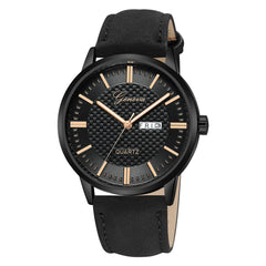 DISU Men Wrist Watch Sport Military Stainless Steel Dial Leather Band watches mens unique watch for men relogios masculino