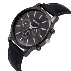 Man Wrist Watch Retro Design Leather Band Analog Alloy Quartz Watch Mens watches mens 2019 men wristwatch clock