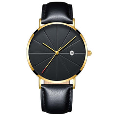 Men's Wristwatch Simple And Unobtrusive Business Leather Strap Casual Quartz Watch Man relojes para hombre horloges mannen