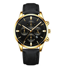 Man Watches Military Sports Luxury Analog Sport Leather Quartz Wristwatch Mens Montre Homme 2019 relojes para hombre