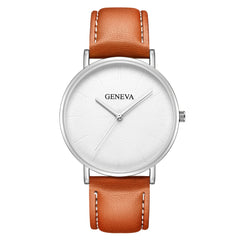 Men's Wrist Watch Leather Military Casual Analog Quartz Business Wristwatch Mens big dial watches for men relogio masculino