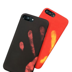 Capa For iphone 7 7 Plus Case Funny Thermal Sensor Cover For iphone 6 6s Plus Funda Fashion Physical thermal discoloration Shell