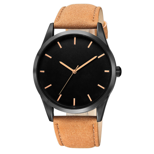 DISU Men Wristwatch Quartz Leather Sport High Quality Clock watches men unique watch for men relogios masculino